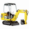 NorTrac Mini Excavator — 18 HP, 1.5 Ton Capacity